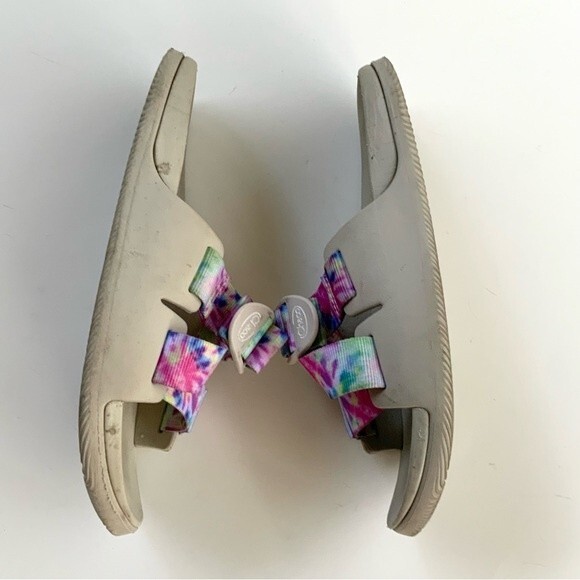 Chaco Chillos Slide Sandals Tie Dye Size 6 - Picture 2 of 8